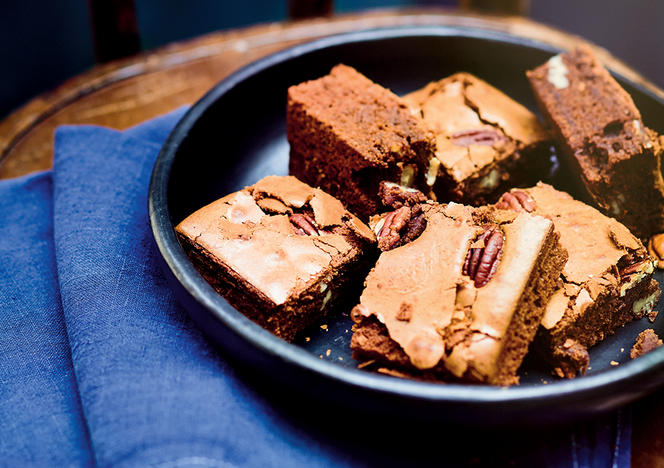 Tupperware Brownie med pekannøtter 