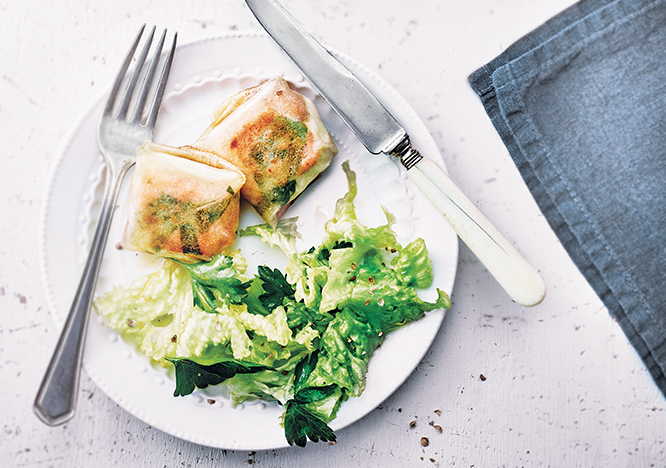 Tupperware Sprø wraps med geitost og røykelaks  